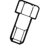 Greenstar 4126 adaptador para cabeza hilo de nylon de botón Metal Tecomec M10 x 1,50 izquierda hembra
