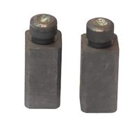 Greenstar 4512 Juego de 2 escobillas para Metabo, Negro, 19409