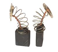 Greenstar 4512 Juego de 2 escobillas para Metabo, Negro, 19412