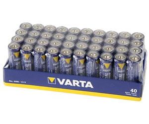 Greenstar 517690 - Paquete de taller 40 x pilas aa varta industrial