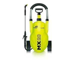 Greenstar MAROLEX MX-20 - Pulverizador a presión sobre Ruedas (1,20 m) con Lanza telescópica, Chorro direccional, Ruedas Grandes, 3,5 Bar máximo, para jardinería, Capacidad de 18 L