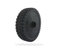 GREENSTAR - Rueda de plástico universal sobre anillo + tapacubos - Diámetro 180 mm - Anillos de reducción 8/10/12 mm