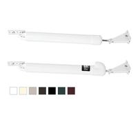 GREENSTAR Touch 'n Hold Smooth - Dual Door Closer System - Heavy Duty - for (Medium and Heavy Weight) Storm, Screen, & Security Doors - New Doors or