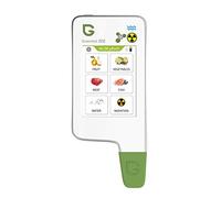 Greentest ECO 6 Nitrato Tester, Pantalla de lectura instantánea Medidor de agua táctil TDS PPM Analizador y detector de radiación Geiger Counter Combo para alimentos, carne, frutas, verduras, pescado