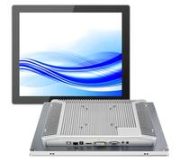 GreenTouch Monitor táctil Industrial Integrado 10,4 Pulgadas, Pantalla multitáctil PCAP Frontal Industrial IP65, HDMI+VGA+DVI, resolución 800 x 600