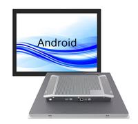 GreenTouch Panel táctil industrial integrado para PC de 19 pulgadas, tableta industrial todo en uno, ordenador Android 11 con RK3566 RAM 4G y ROM 32G - Pantalla PCAP capacitiva - 1028 x 1024 - IK08