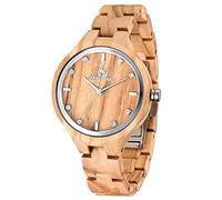 GREENTREEN Reloj de Madera para Mujer: Elegante y Ligero con Movimiento de Cuarzo Japonés - Diseño Analógico para Uso Diario Casual - Regalo Ideal de Navidad y Cumpleaños para Mamá Esposa e Hija