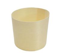Greenuso Monouso | 100 Vasitos de Bambú, 4,4x4,5cm, 14ml, Color Natural, Bols para aperitivos, Ideal para Comidas Frías y Calientes, Apto para Microondas y Congelador