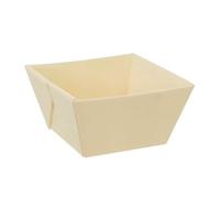 Greenuso Monouso | 24 Vasitos de Madera, 65ml, Ø5,8x5,8x3,2cm, Color Natural, Bols para aperitivos, Ideal para Comidas Frías y Calientes, Apto para Microondas y Congelador