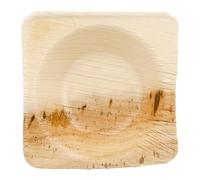 Greenuso Monouso | 25 Cuencos de Hoja de Palma, 5x5cm, Color Natural, Bols para Aperitivos, Ideal para Comidas Frías y Calientes, Apto para Microondas y Congelador