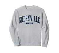 Greenville Illinois IL College University Style Azul Sudadera