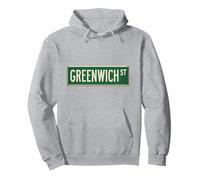 Greenwich Street NYC - Letrero de calle para hombres, mujeres y niños Sudadera con Capucha