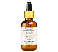 Greenwood Essential Puro Aceite de Argán (Moroccan) (Argania spinosa) con vidrio Cuentagotas Natural grado terapéutico Prensado en frío 30ml (1 oz)