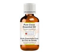 Greenwood Essential Puro Clavo Aceite Esencial (Syzygium aromaticum) 100% Natural de Grado Terapéutico Destilado al Vapor 15ml (0,50 oz)
