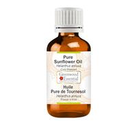 Greenwood Essential Puro Girasol Aceite (Helianthus annuus) 100% Natural Grado Terapéutico Prensado en Frío 100ml (3,38 oz)