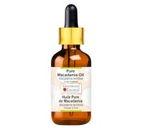 Greenwood Essential Puro Macadamia Aceite (Macadamia ternifolia) con Vidrio Gotero Natural Terapéutico Grado frío Prensada 10ml (0.33 oz)