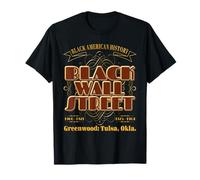 Greenwood Tulsa 1921 Black Wall Street HBCU Heritage Camiseta