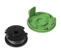 Greenworks 21287 - Bobina compatible con recortadora de 24 V con tapa de cubierta y línea de nailon de 6 m de 1,5 mm para un funcionamiento fiable