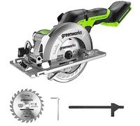 Greenworks 24 V Brushless 4-1/2" Compact Circular Saw (6,500 RPM). Solo herramienta
