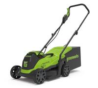 Greenworks 24V Cortadora de césped ancho de corte 33 cm | SIN batería ni cargador Garantia de 3 ano GD24LM33