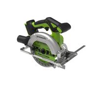Greenworks 24V Sierra Circular sin Escobillas de 165 mm, 5,000 RPM, Profundidad de Corte Ajustable de 20 mm 45°/90°, Luz LED, Sin Batería ni Cargador 24V - CRG404
