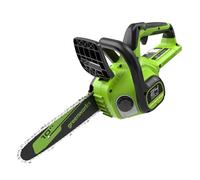 Greenworks 24V Sierra de Cadena Inalámbrica, Sierra Eléctrica a Batería Brushless 25cm con Aceitero Automático, Velocidad de Cadena 7.8m/s, Solo Herramienta