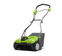 Greenworks 40V Escarificadores para exterior Césped Escarificado de Batería , 3600 rpm, Ancho de Trabajo 36cm , Caja Recolección 30L SIN Batería y Cargador G40DT35
