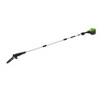 Greenworks 60V 25cm Sierra de palo inalámbrica, 2,81 m de longitud de acero, mini motosierra eléctrica Gen 2 con suministro automático de aceite, velocidad de cadena de 13 m/s, solo herramientas