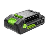 Greenworks Batería 24V de 2Ah con USB-C de Alta Potencia, Compatible con Más de 200 Herramientas Greenworks de 24 V, Garantía de 2 Años - PA200