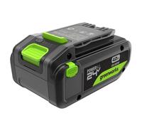 Greenworks Batería 24V de 4Ah con USB-C de Alta Potencia, Compatible con Más de 200 Herramientas Greenworks de 24 V, Garantía de 2 Años - PA400X