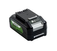 Greenworks Batería 24V - Potente Batería Recargable para Herramientas Eléctricas y Jardinería 24V, Batería Iones Litio 4Ah, Carga Rápida, Control de Carga LED 3 Etapas, Garantía de 2 Años - G24B4
