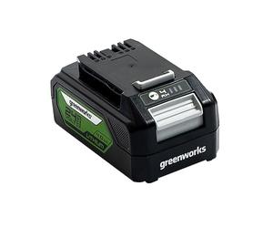 Greenworks Batería 24V - Potente Batería Recargable para Herramientas Eléctricas y Jardinería 24V, Batería Iones Litio 4Ah, Carga Rápida, Control de Carga LED 3 Etapas, Garantía de 2 Años - G24B4