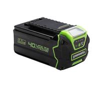 Greenworks Batería 40V 5Ah - Potente y Original Batería Iones de Litio para Herramientas Eléctricas y de Jardinería Greenworks 40V, Carga Rápida, Control de Carga LED 3 Etapas, Garantía 2 Años - G40B5