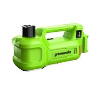Greenworks Batería Jack 24v 3T Altura de Elevación Hidráulica Eléctrica: 6 - 1 / 8 "- 17 - 1 / 2" (155 - 445 mm) Bloqueo Automático Universal SIN Batería y Cargador G24JACK