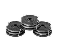 Greenworks Bobina de Hilo Doble, 1,65mm Diámetro y 4,8m del Cordón por Bobina, 3 piezas incluidas para 40V Cortabordes G40LT G40LTK2 G40LTK2x