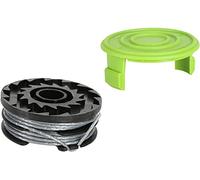 Greenworks Carrete Doble Hilo con Cubierta Protectora, Hilo 2mm de Diámetro y 6m de Largo para 40V Cortabordes G40LT G40LTK2 G40LTK2x