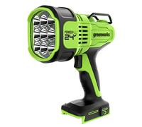 Greenworks Foco LED de 24 V, linterna de mano de 3000 lúmenes, foco de brillo variable, solo herramienta