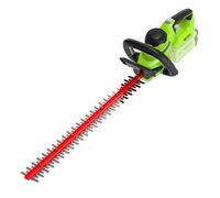 Greenworks G40HT61 Cortasetos a Batería, Cuchilla de Doble Acción 61 cm, Corta Ramas y Tallos de Hasta 27 mm Grosor, 3000 spm SIN Batería (40 V) ni Cargador, 3 Años de Garantía