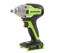 Greenworks GD24IW400 Llave de Impacto Inalámbrica con Motor sin Escobillas, 0-2800 rpm, 0-4000 ipm, Torque de 400 Nm, Acoplador de 1/2” (1,27cm) SIN Batería de 24V y Cargador, Garantía de 3 Años