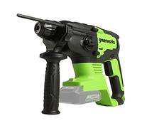 Greenworks GD24SDS2 Taladro Percutor Inalámbrico SDS con Motor sin Escobillas, 0-1000 rpm, 0-4500 ipm, 2 Julios de Torque, SIN Batería de 24V y Cargador, Garantía de 3 Años