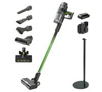 Greenworks GD24SVK4D Aspiradora sin Cable Lujosa, Succión Alta Potencia, Operación 45min, Filtro HEPA, Pelo de Mascotas, Potencia 3 Niveles, Batería 24V 4Ah, Súper Cargador de Soporte, Garantía 3 Años