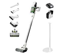 Greenworks GD24SVK4D Aspiradora sin Cable Lujosa, Succión Alta Potencia, Operación 45min, Filtro HEPA, Pelo de Mascotas, Potencia 3 Niveles, Batería 24V 4Ah, Súper Cargador de Soporte, Garantía 3 Años