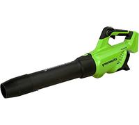 Greenworks GD40AB Soplador de Hojas a Batería con Control de Crucero, Motor sin Escobillas, 210 km/h, 15,6 m³/min, Función Turbo, SIN Batería de 40V y Cargador, Garantía de 3 Años