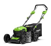 Greenworks GD40LM46SP Cortacésped de Batería Autopropulsada y Motor Sin Escobillas para Céspedes Grandes Hasta 600 m², Ancho de Corte 46 cm, Bolsa de 55L SIN Batería y Cargador 40V, Garantía de 3 Años