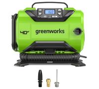 Greenworks Inflador de neumáticos inalámbrico de 40 V, compresor de aire portátil de 160 PSI, solo herramienta
