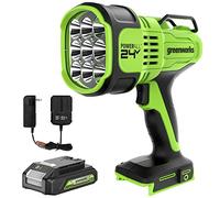 Greenworks Kit de luz LED de 24 V con batería de 2 Ah y Cargador
