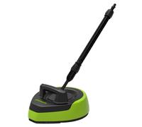 Greenworks Limpiador de superficies 5200107 Accesorio universal para lavado a presión de modelos G30, G40 y G50 (30,5 cm diámetro compatible con la mayoría de las hidrolimpiadoras eléctricas).