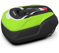 Greenworks Optimow 15 robot cortacésped para áreas hasta 1500m2, pendiente 35%, muy silencioso, 4G controlado, características de seguridad avanzadas, protección robo, 3 años de garantía