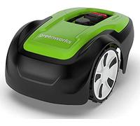 Greenworks Optimow S robot cortacésped para áreas hasta 300m2, pendiente 30%, muy silencioso, control bluetooth, características de seguridad avanzadas, protección robo, 3 años de garantía