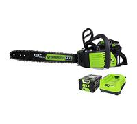 Greenworks TOOLS Motosierra PRO 18 pulgadas 80V GCS80420 inalámbrica con batería 2.0 Ah incluida